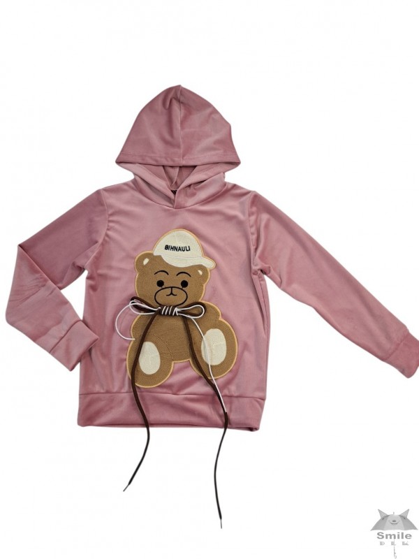 3015 (6-16) 6 szt bluza welur