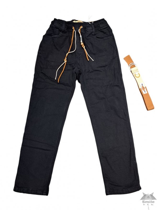 HR9314 (10 - 18) 10 LUB 5 SZT. SPODNIE JEANSOWE OCIEPLANE