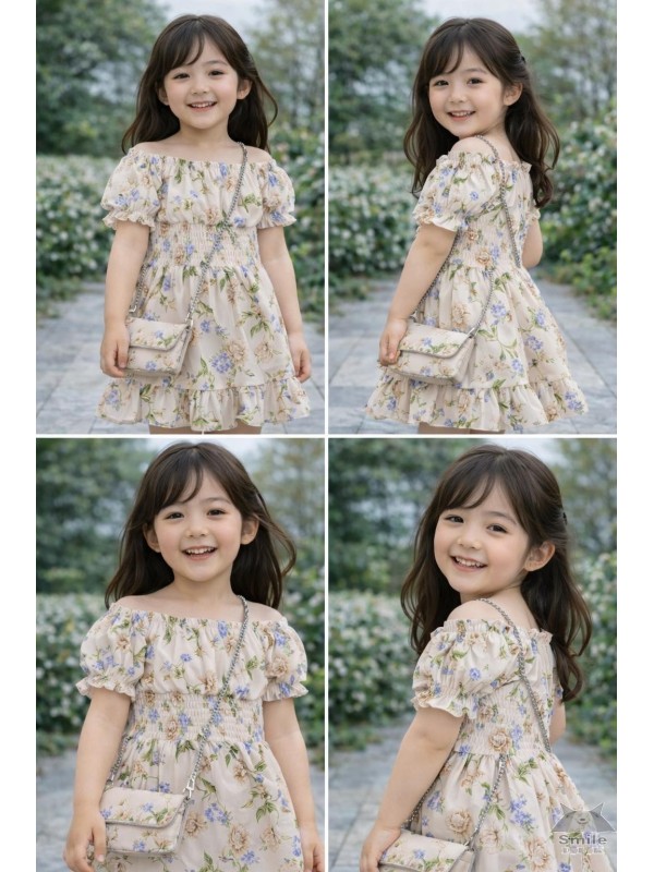 9580b (4-14) 6 szt . sukienka