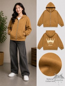 9038D (6-16) 6 SZT. BLUZA LEKKO OCIEPLANA