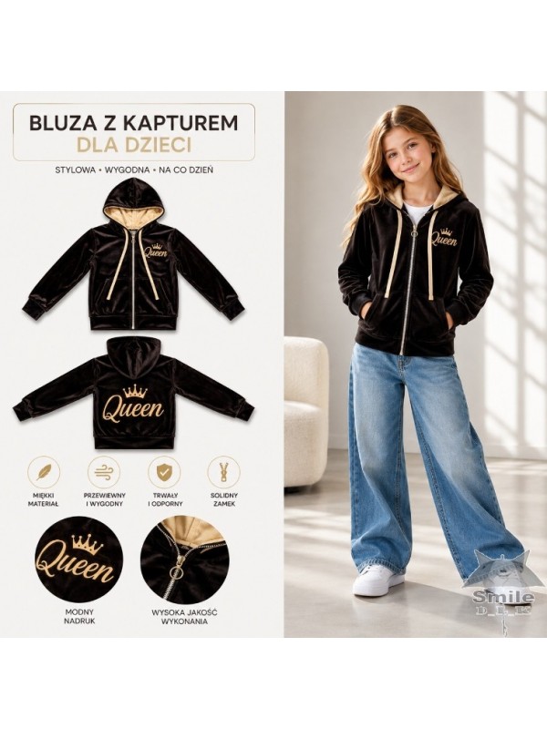 3286B2 (6 - 16) 6 SZT. BLUZA WELUR