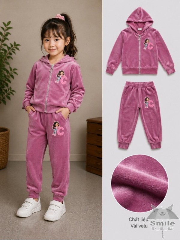 2168A (3 - 8) 10 LUBB 5 SZT. DRESY WELUR