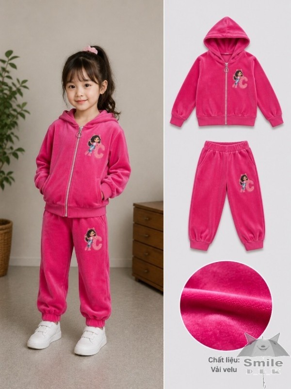 2168B (3 - 8) 10 LUBB 5 SZT. DRESY WELUR