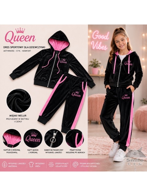 3286K4 (6 - 16) 6 SZT. DRESY WELUR