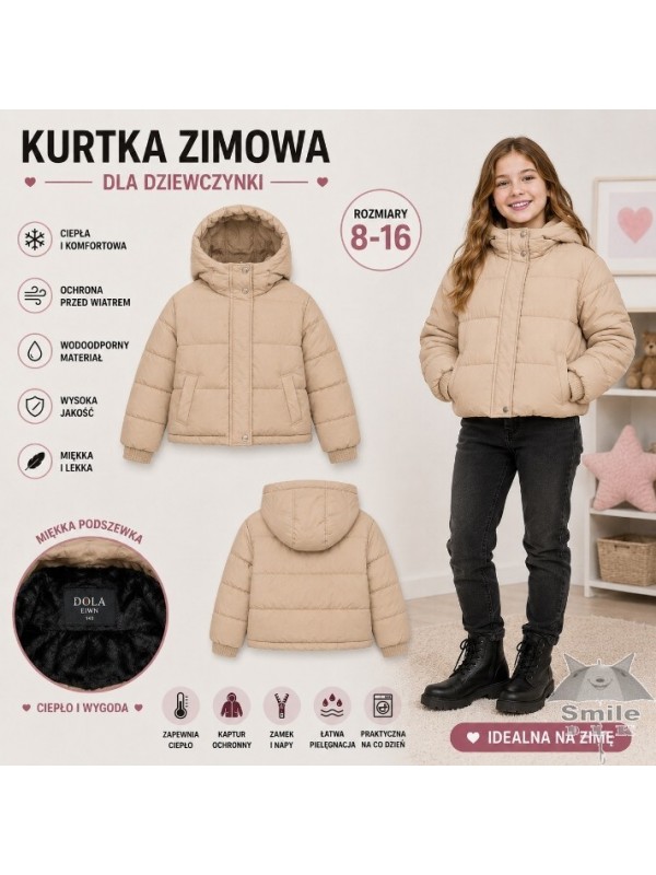 KK2356 (8 - 16) 10 LUB 5 SZT. KURTKA ZIMOWA