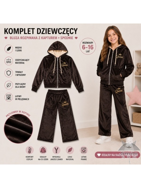 3324B (6-16) 6 SZT . DRESY WELUR