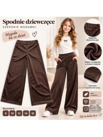 1380G3 (6 - 16) 6 SZT. SPODNIE WELUROWE