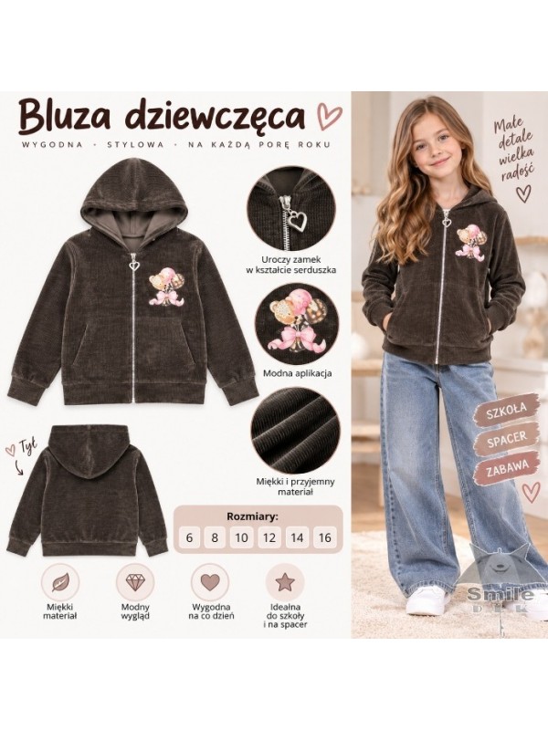 3328BR (6-16) 6 SZT . BLUZA