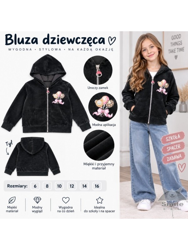 3328CZ (6-16) 6 SZT . BLUZA