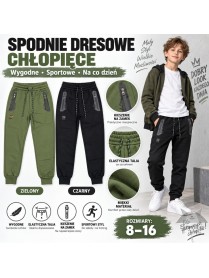 WB3690 (8 - 16) 10 LUB 5 SZT. SPODNIE DRESOWE OCIEPLANE