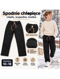HR9314 (10 - 18) 10 LUB 5 SZT. SPODNIE JEANSOWE OCIEPLANE