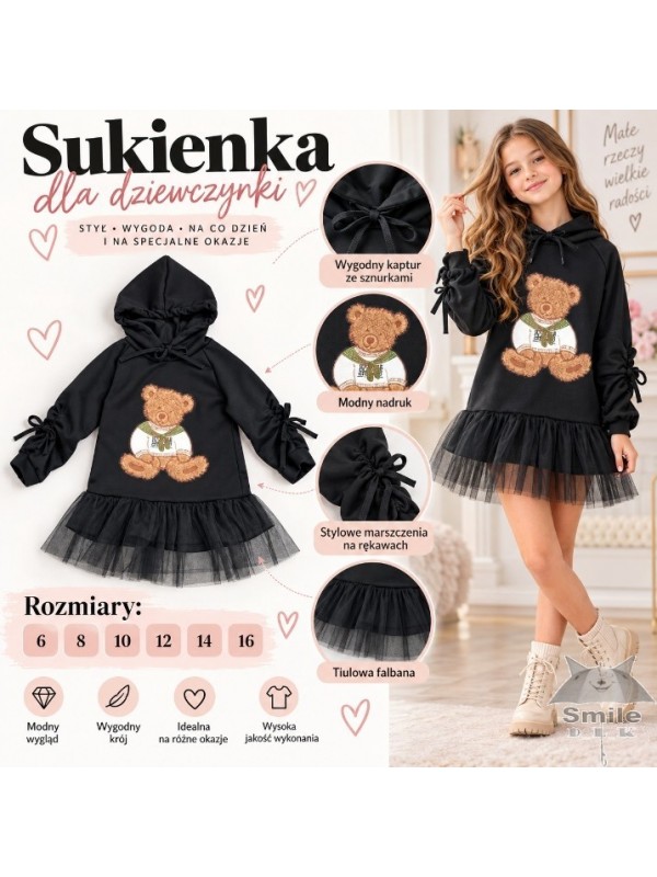 10213M1 (4-14)  6 szt  . sukienka