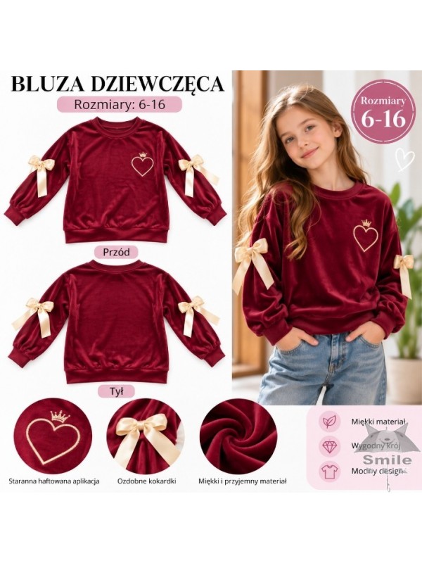 22580BR  (6-16) 6 SZT BLUZA