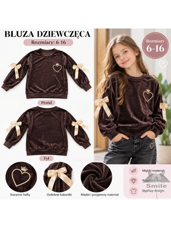 22580BR  (6-16) 6 SZT BLUZA