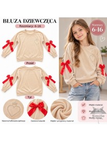 22580Be  (6-16) 6 SZT BLUZA