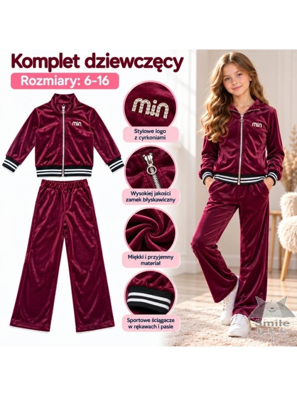 3354BO (6-16) 6 SZT KOMPLET WELUR