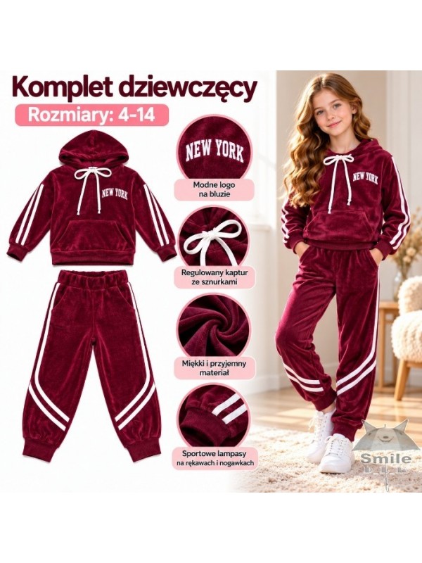 22682BO (6-16)  6 SZT KOMPLET WELUR